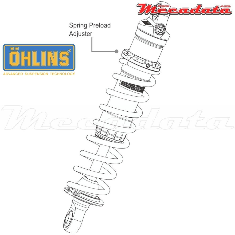 Paire d'amortisseurs Ohlins ~ HD 791 (S36D) 