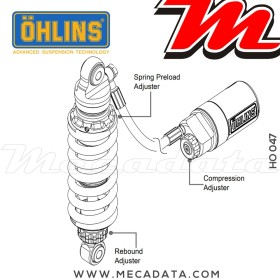 Amortisseur Ohlins ~ HO 047 (S36HR1C1) 