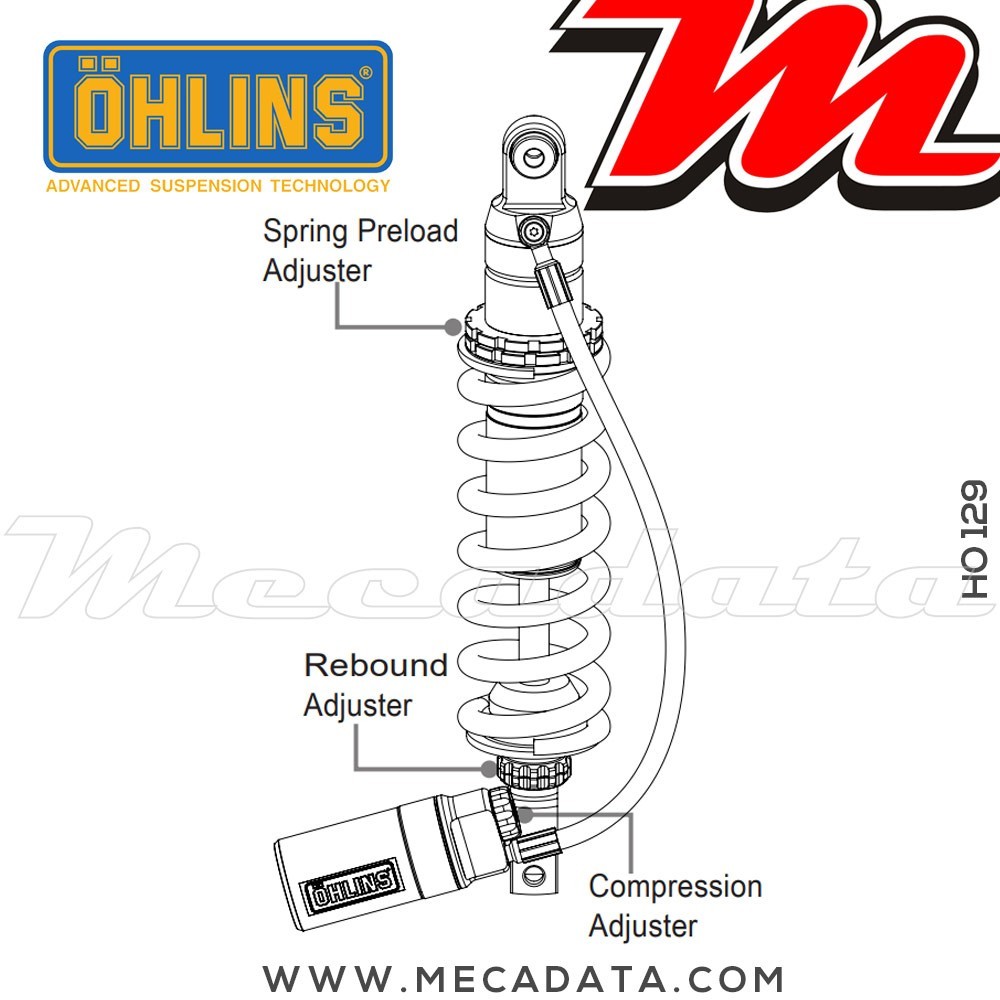 Amortisseur Ohlins ~ HO 129 (S46HR1C1) 