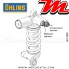 Amortisseur Ohlins ~ HO 568 (T36PR1C1LB) 