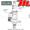 Amortisseur Ohlins ~ HO 713 (S46HR1C1) 