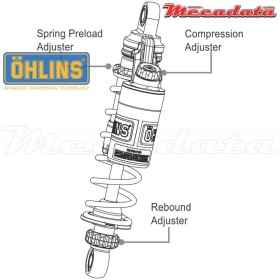 Amortisseur Ohlins ~ HO 718 (S36PR1C1) 