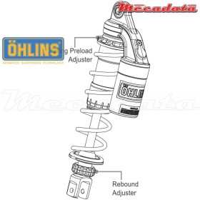 Paire d'amortisseurs Ohlins ~ HO 738 (S36PR1) 