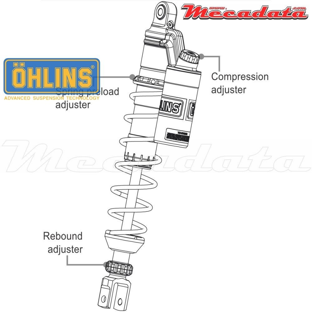 Amortisseur Ohlins ~ HO 818 (S36PR1C1) 