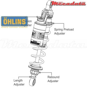 Paire d'amortisseurs Ohlins ~ HO 819 (S36PR1C1L) 