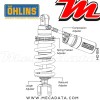 Amortisseur Ohlins ~ HO 914 (S46HR1C1L) 