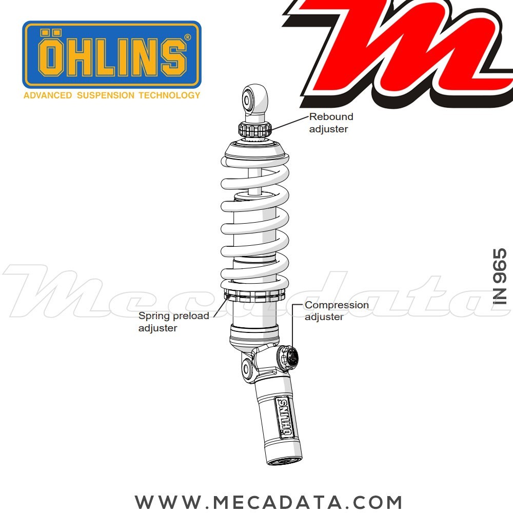 Amortisseur Ohlins ~ IN 965 (S46PR1C1) 