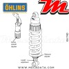 Amortisseur Ohlins ~ KA 740 (S46DR1LS) 