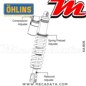 Amortisseur Ohlins ~ KA 805 (S36PR1C1) 