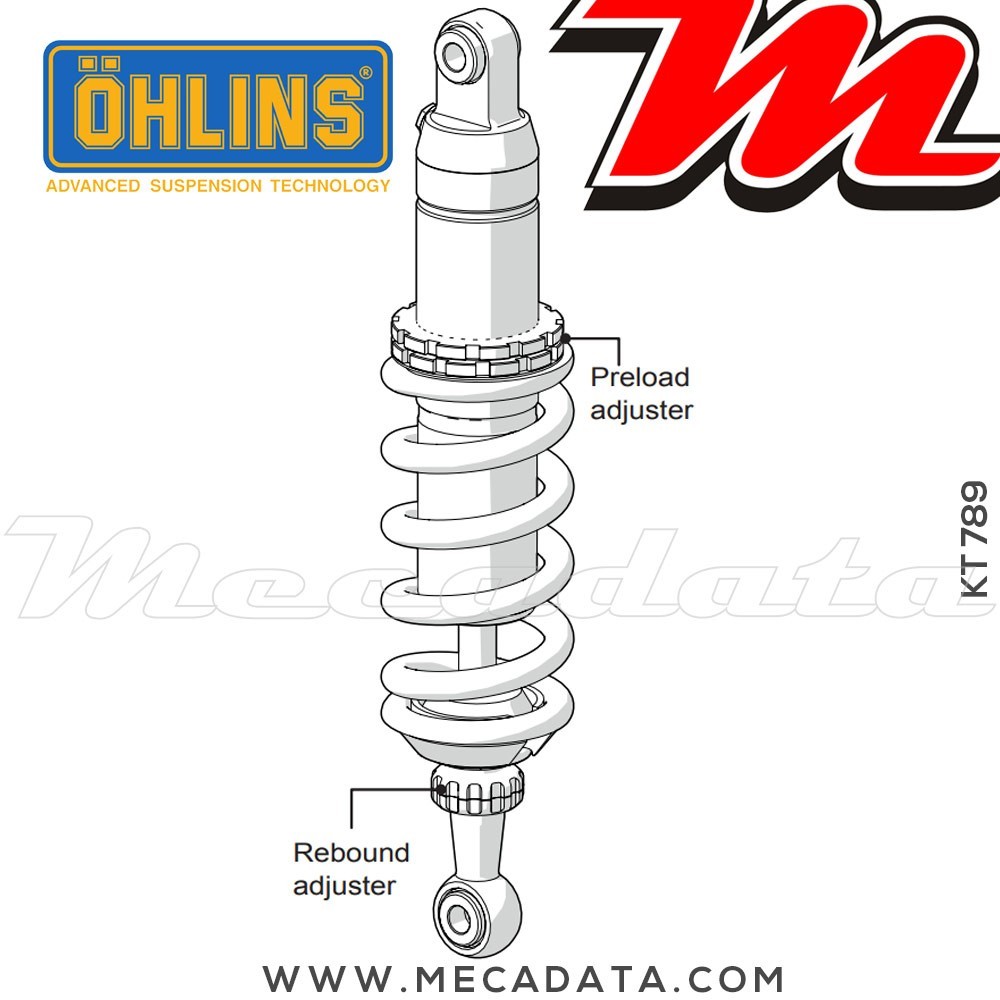 Amortisseur Ohlins ~ KT 789 (S46DR1) 