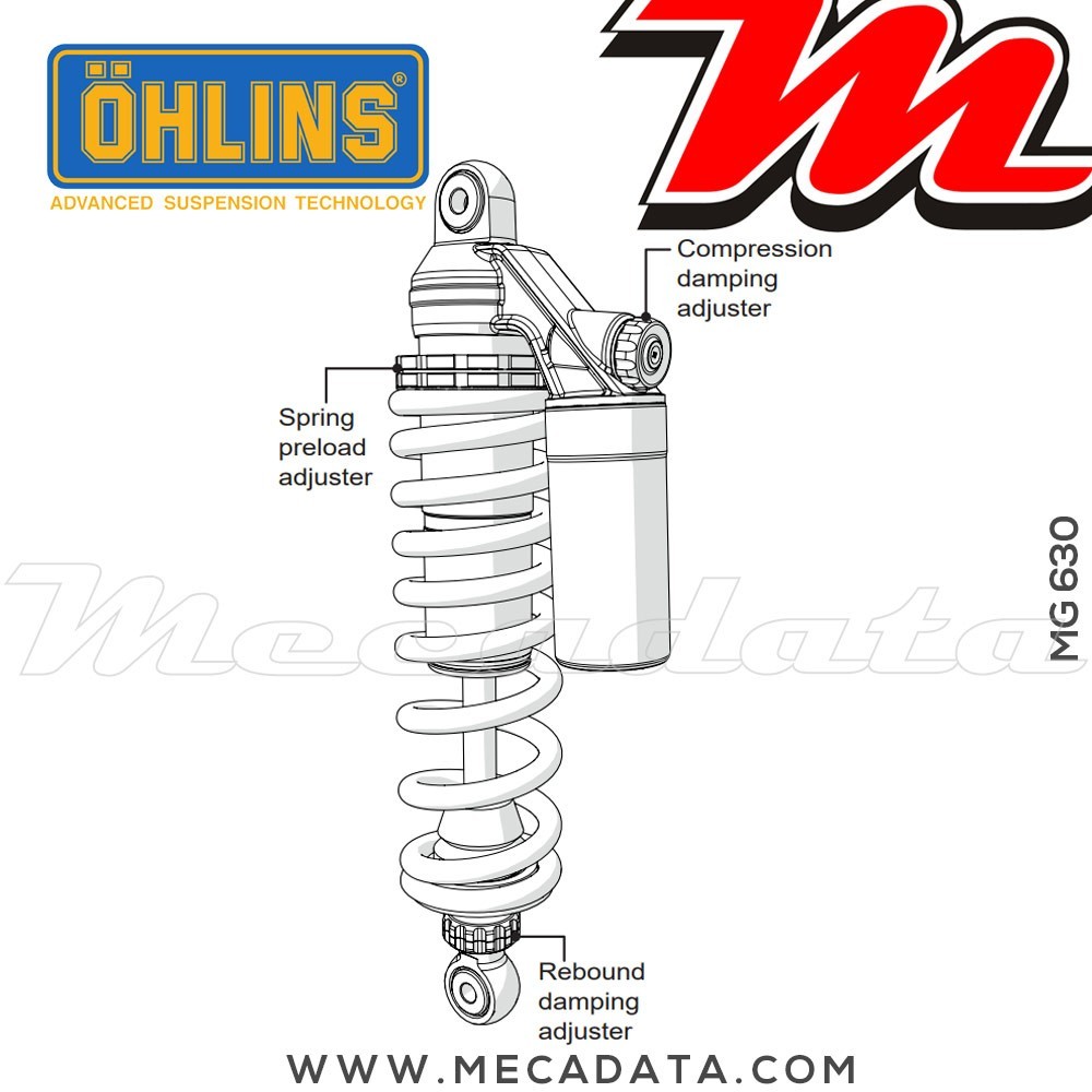 Amortisseur Ohlins ~ MG 630 (S46PR1C1) 