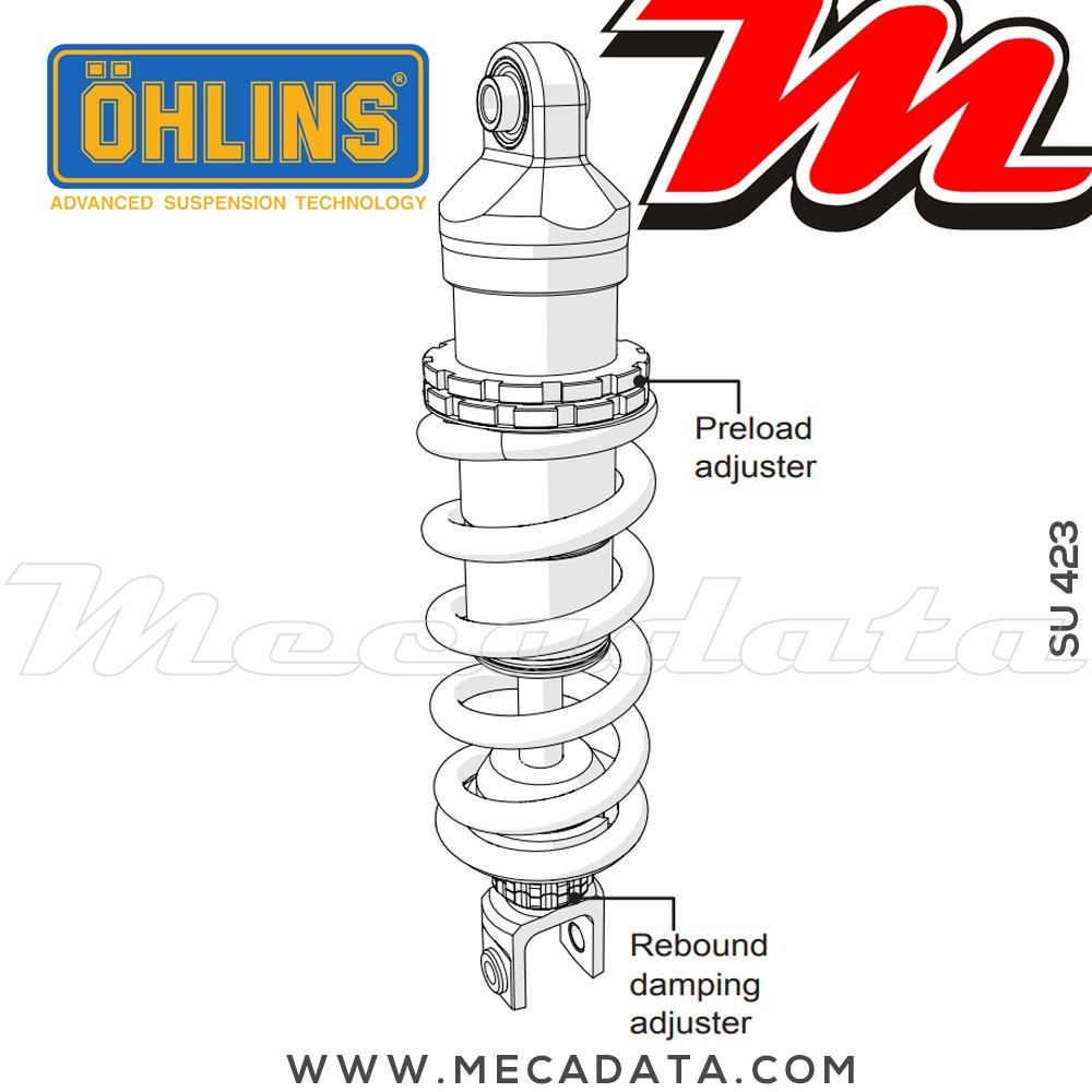 Amortisseur Ohlins ~ SU 423 (S46DR1) 