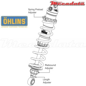 Paire d'amortisseurs Ohlins ~ TR 644 (S36ER1L) 