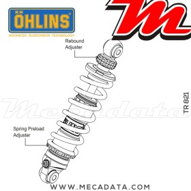 Amortisseur Ohlins ~ TR 821 (S36DR1) 