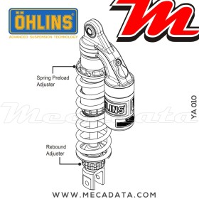 Paire d'amortisseurs Ohlins ~ YA 010 (S36PR1) 