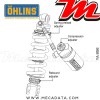 Amortisseur Ohlins ~ YA 856 (S36HR1C1) 