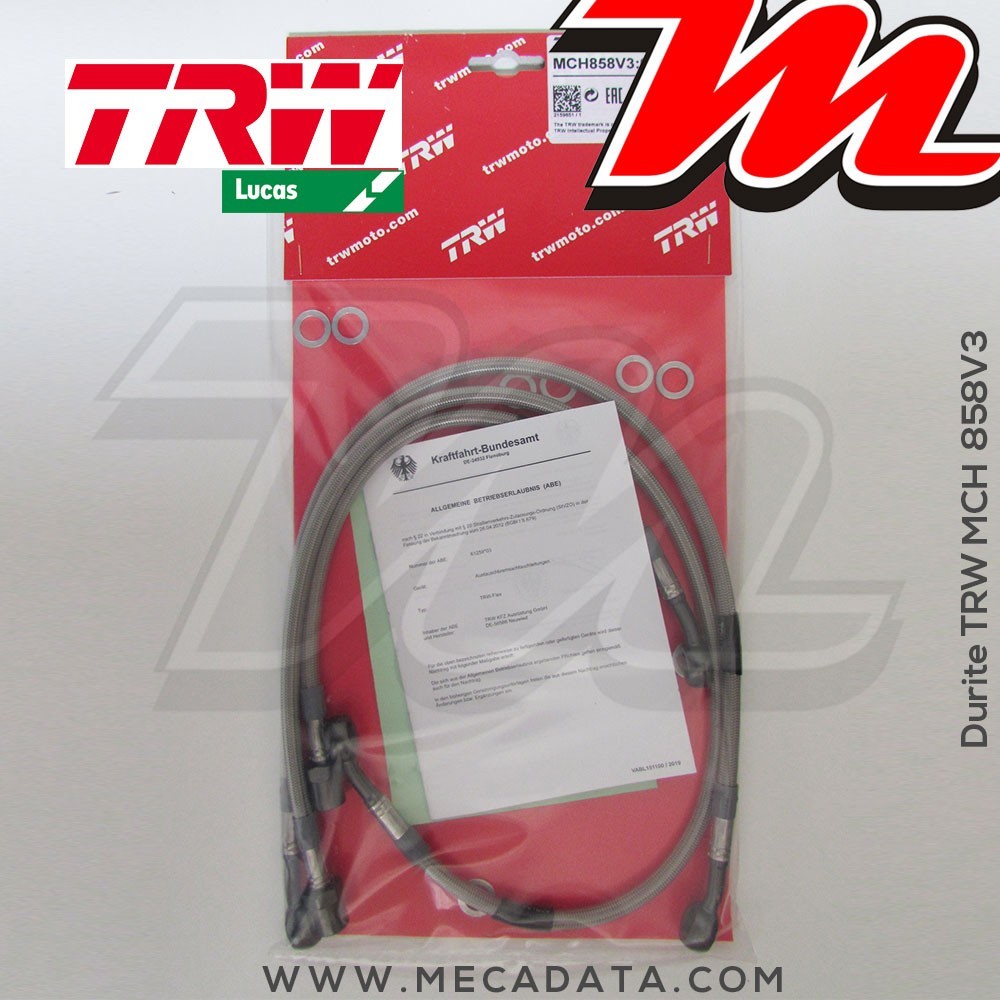 Durites de frein ~ TRW-Lucas MCH 858 V3 - Avant 