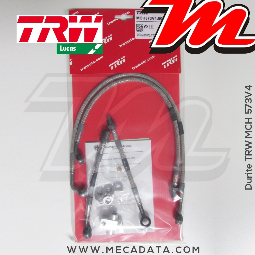Durites de frein ~ TRW-Lucas MCH 573 V4 - Avant 