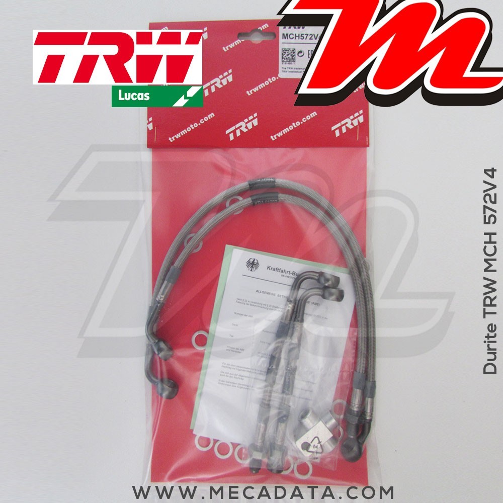 Durites de frein ~ TRW-Lucas MCH 572 V4 - Avant 