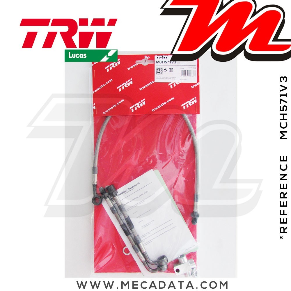 Durites de frein ~ TRW-Lucas MCH 571 V3 - Avant 