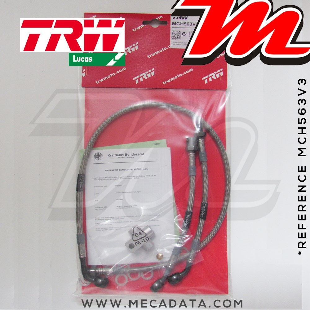 Durites de frein ~ TRW-Lucas MCH 563 V3 - Avant 