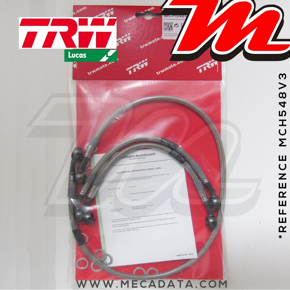 Durites de frein ~ TRW-Lucas MCH 548 V3 - Avant 