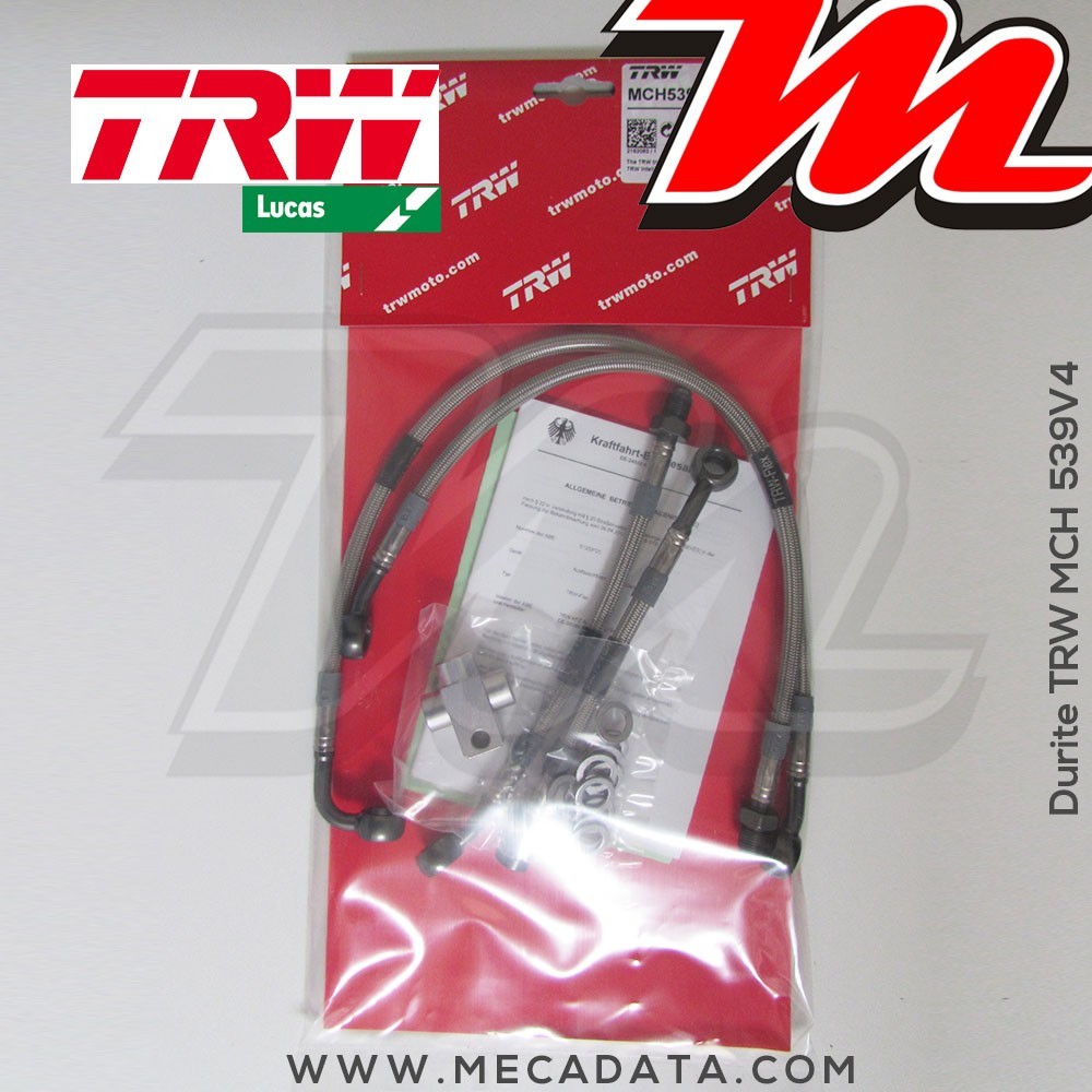 Durites de frein ~ TRW-Lucas MCH 539 V4 - Avant 