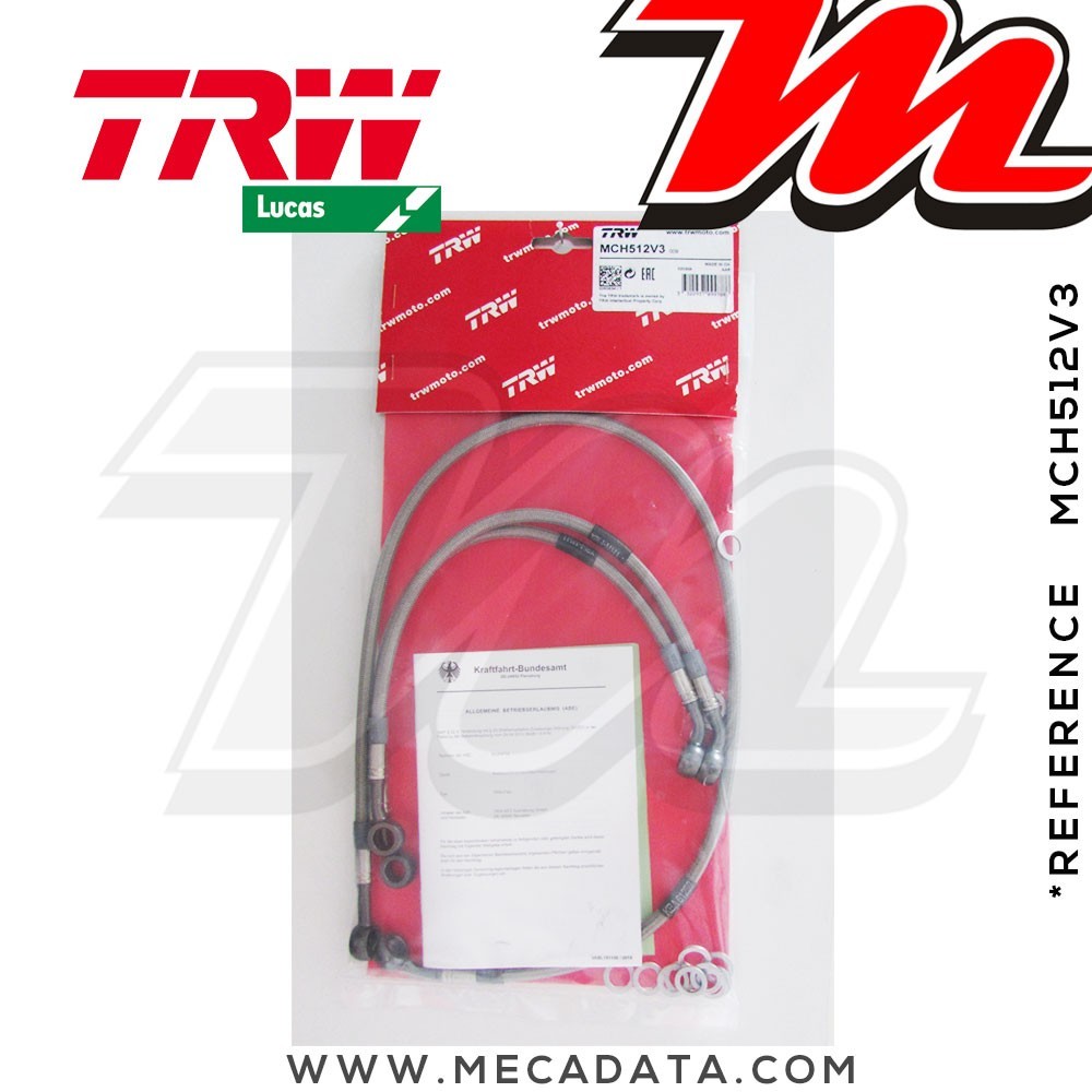 Durites de frein ~ TRW-Lucas MCH 512 V3 - Avant 