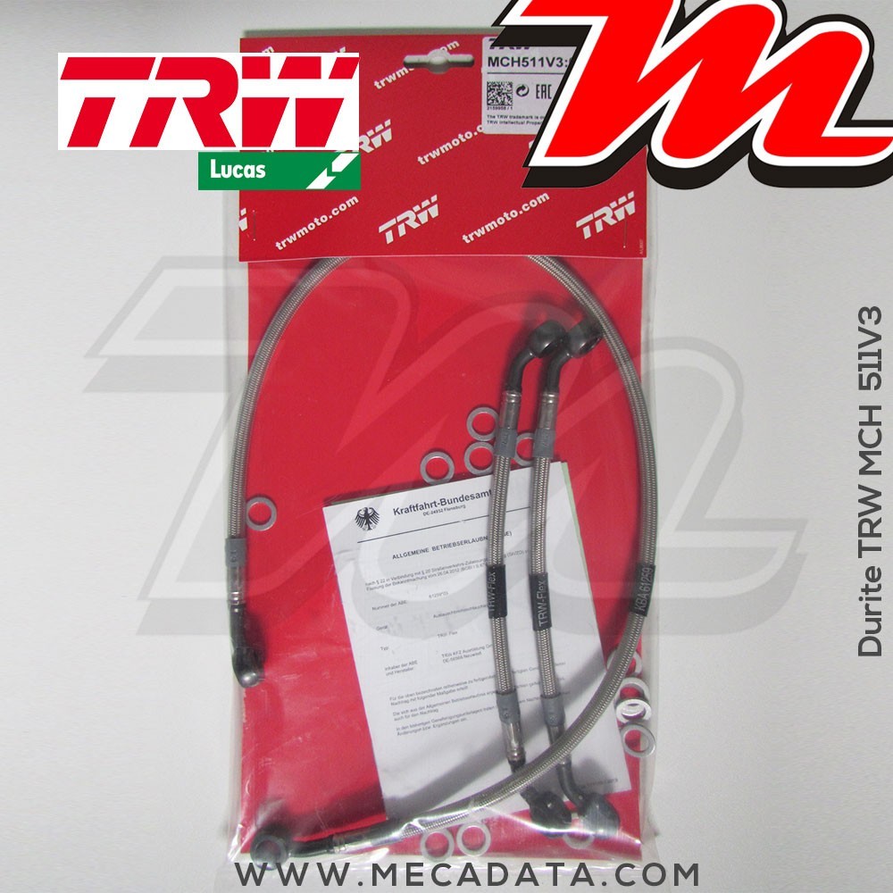 Durites de frein ~ TRW-Lucas MCH 511 V3 - Avant 
