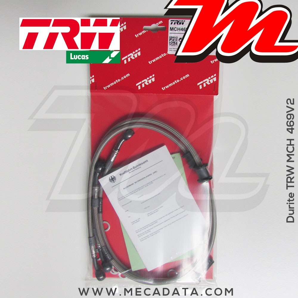 Durites de frein ~ TRW-Lucas MCH 469 V2 - Avant 