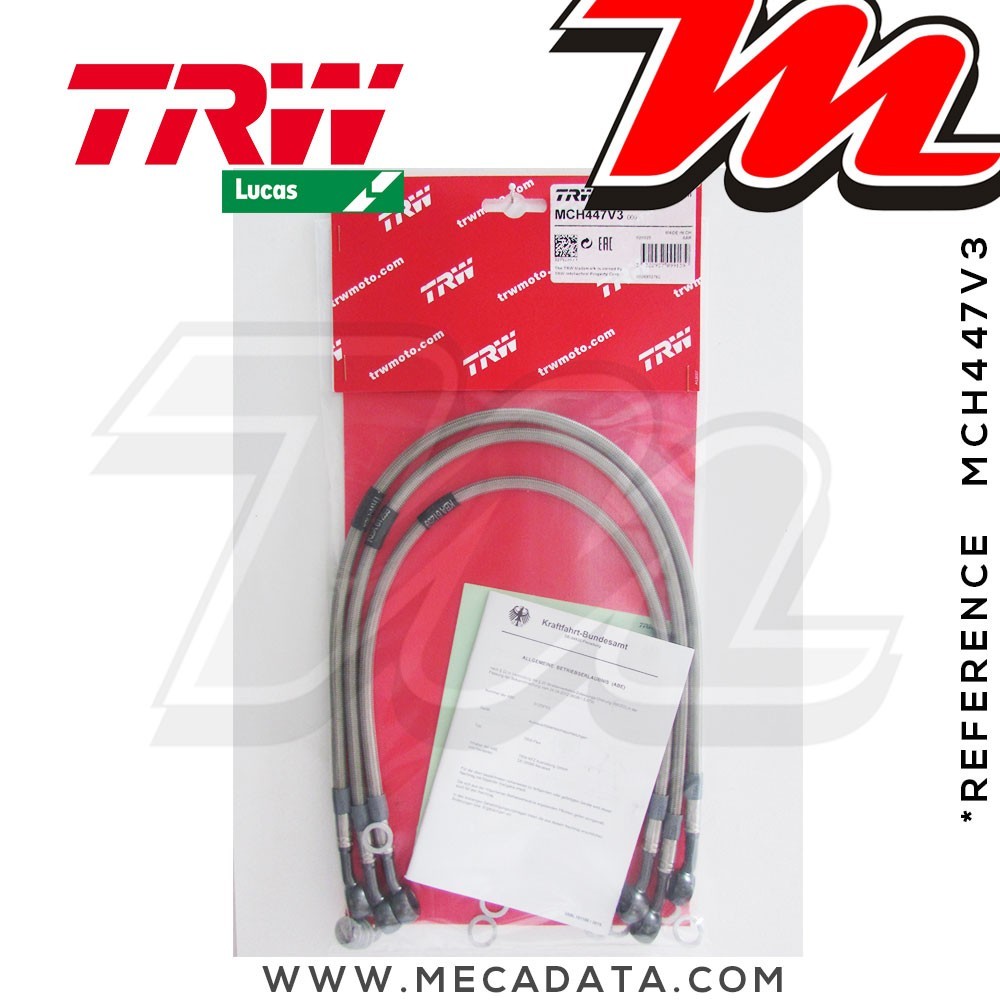 Durites de frein ~ TRW-Lucas MCH 447 V3 - Avant 