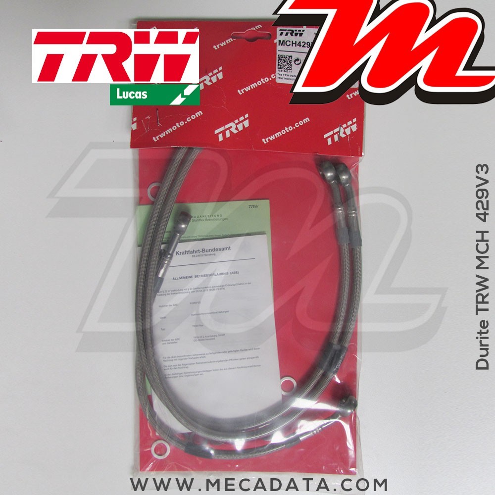 Durites de frein ~ TRW-Lucas MCH 429 V3 - Avant 