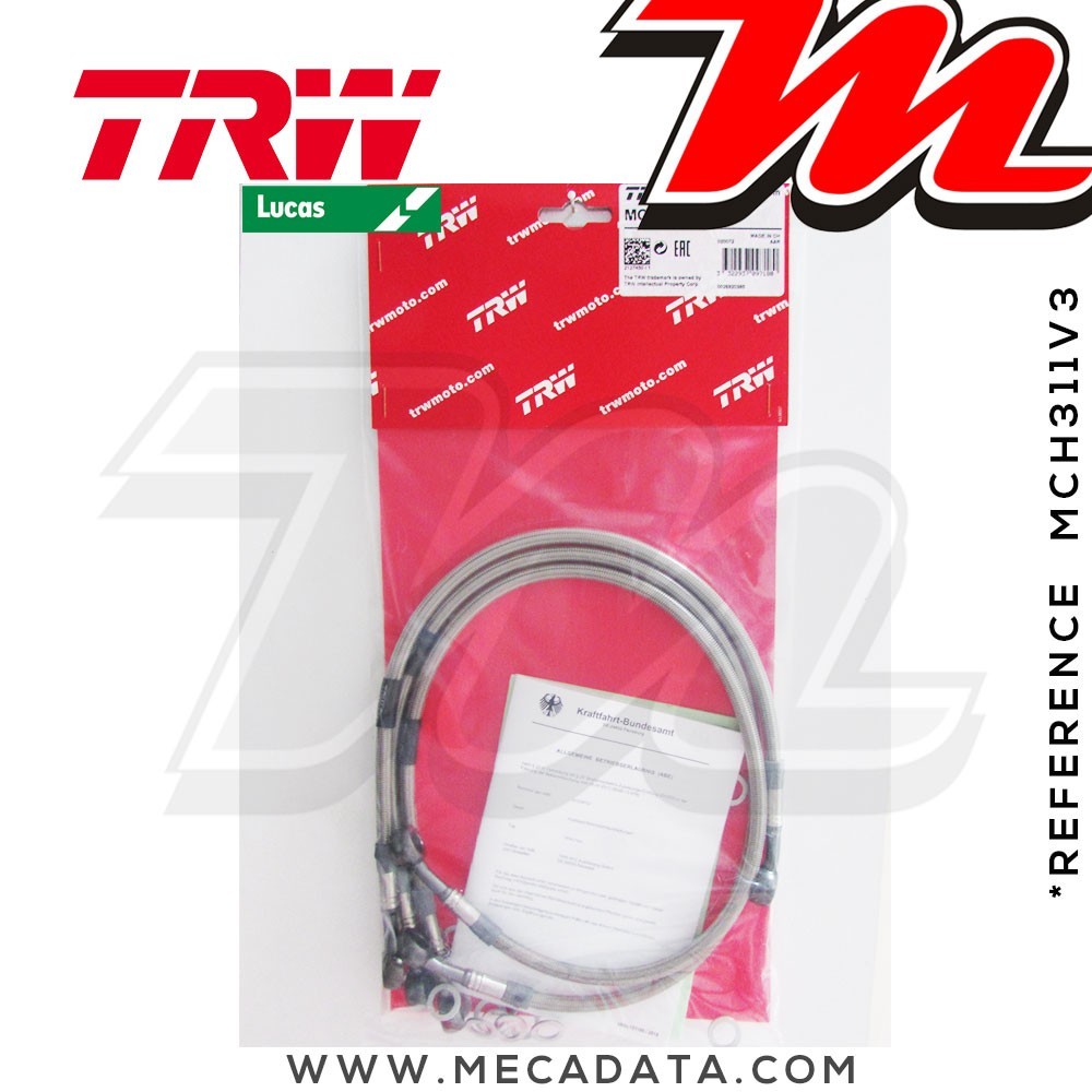 Durites de frein ~ TRW-Lucas MCH 311 V3 - Avant 