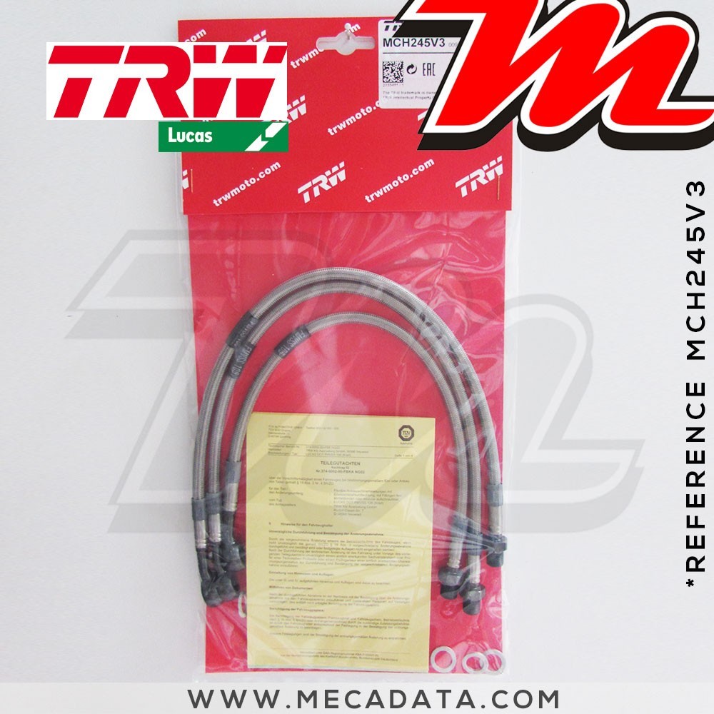 Durites de frein ~ TRW-Lucas MCH 245 V3 - Avant 