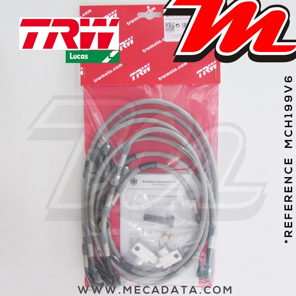 Durites de frein ~ TRW-Lucas MCH 199 V6 - Avant 