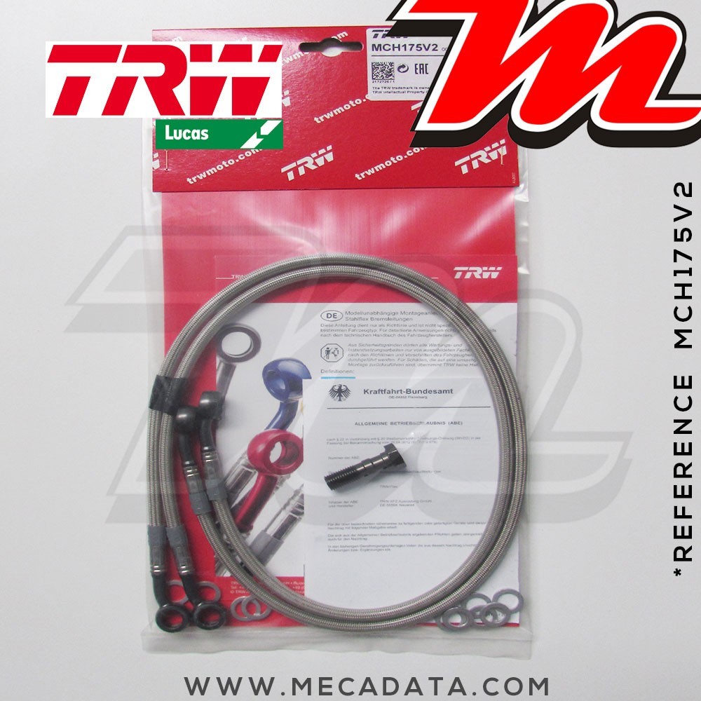 Durites de frein ~ TRW-Lucas MCH 175 V2 - Avant 