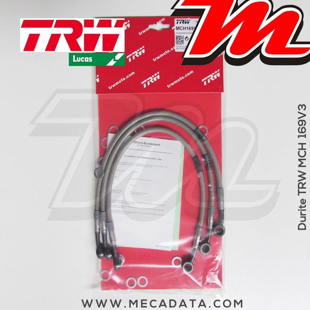 Durites de frein ~ TRW-Lucas MCH 169 V3 - Avant 