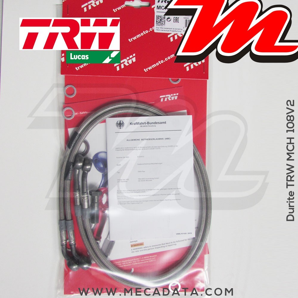 Durites de frein ~ TRW-Lucas MCH 108 V2 - Avant 