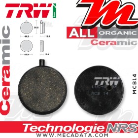 Plaquettes de frein Arrière ~ TRW Lucas MCB 14 