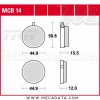 Plaquettes de frein Arrière ~ TRW Lucas MCB 14 