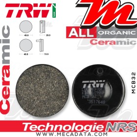 Plaquettes de frein Avant ~ TRW Lucas MCB 32 