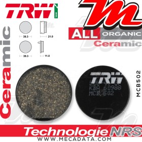 Plaquettes de frein Arrière ~ TRW Lucas MCB 502 