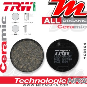 Plaquettes de frein Avant ~ TRW Lucas MCB 504 