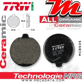 Plaquettes de frein Avant ~ TRW Lucas MCB 505 