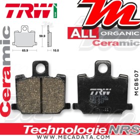 Plaquettes de frein Arrière ~ TRW Lucas MCB 507 