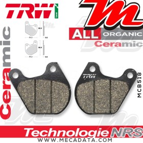 Plaquettes de frein Avant ~ TRW Lucas MCB 518 