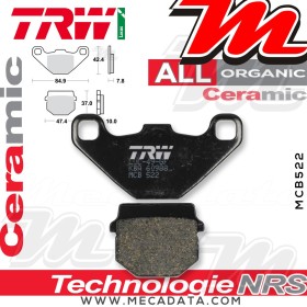 Plaquettes de frein Avant ~ TRW Lucas MCB 522 