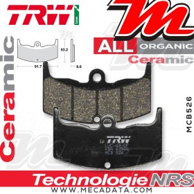 Plaquettes de frein Avant ~ TRW Lucas MCB 526 