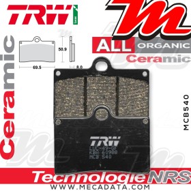 Plaquettes de frein Avant ~ TRW Lucas MCB 540 
