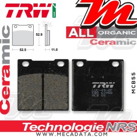 Plaquettes de frein Avant ~ TRW Lucas MCB 55 